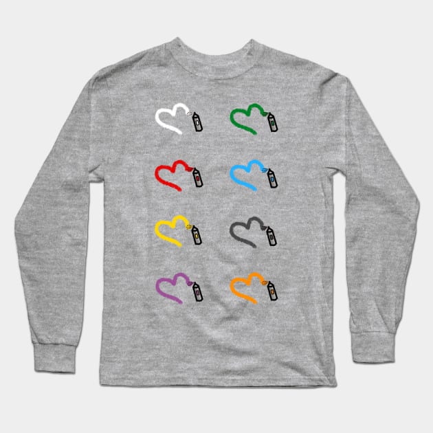 Tagged with Love Long Sleeve T-Shirt by LochNestFarm